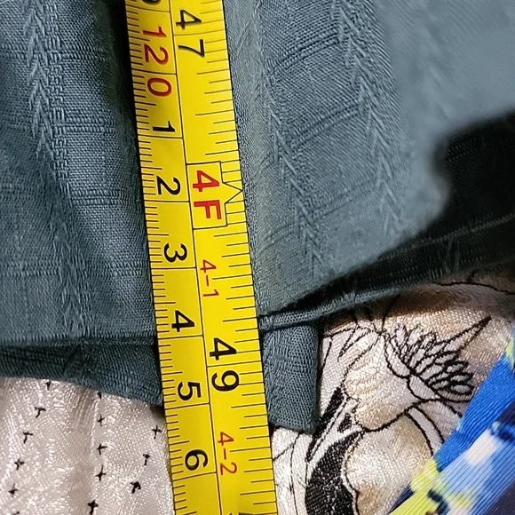 Nwt Universal Thread Dress Teal Wrap Top Full Skirt V Neck Textured - Picture 10 of 12